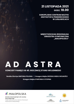 AD ASTRA - koncert pamięci w 40. rocznicę stanu wojennego