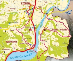 Mapa Piaski-Drużków Czchów